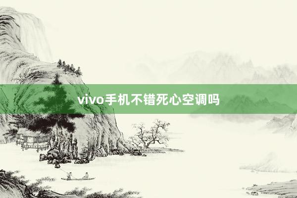 vivo手机不错死心空调吗
